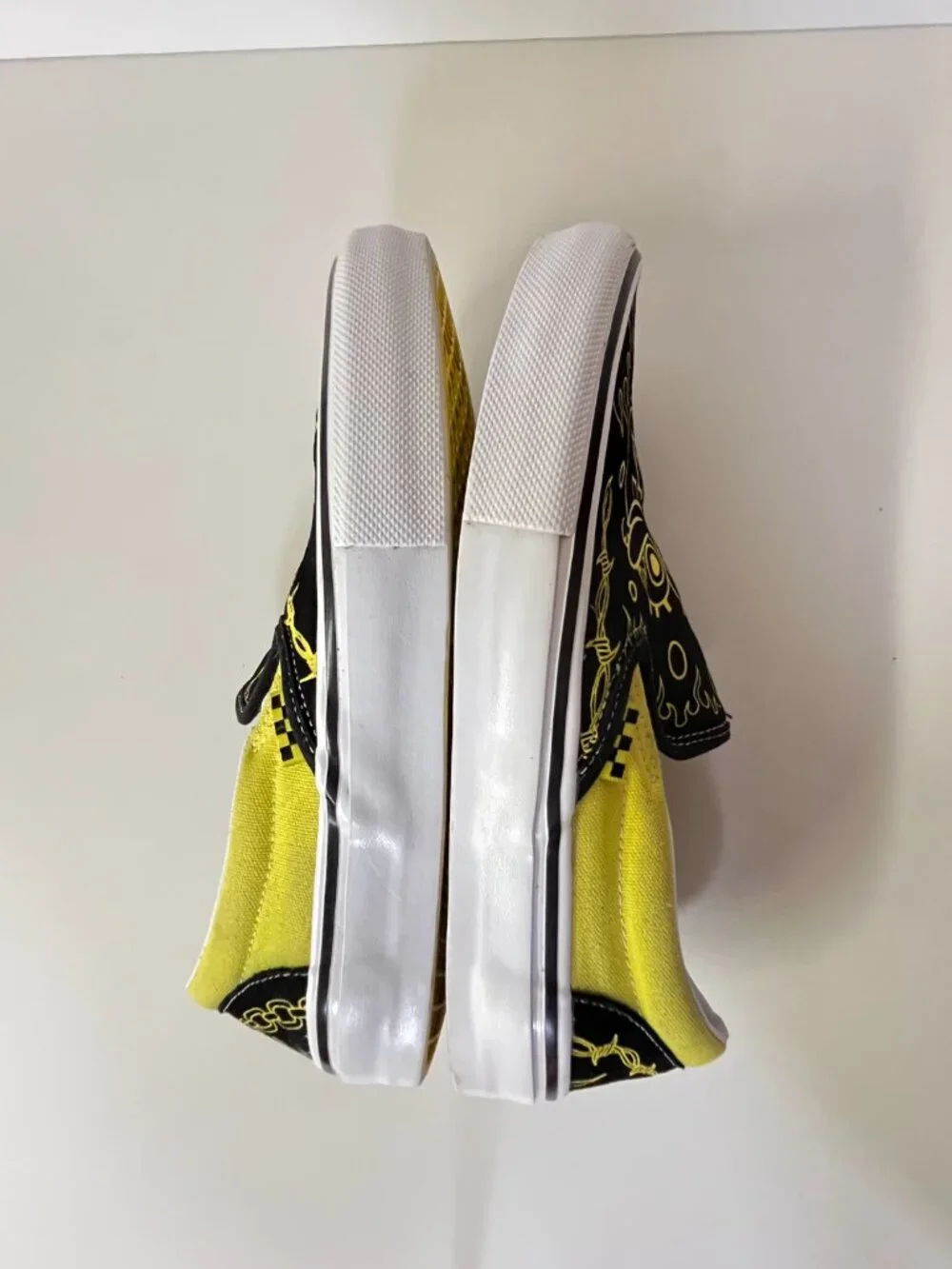 Vans Sneakers SpongeBob Ltd Edition Skate Slip-On Black Yellow Men’s 7